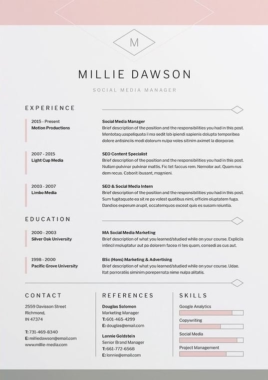 Where To Place Your Logo Design In Your Resume